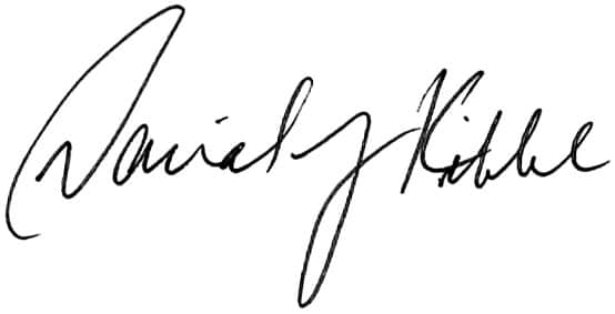 Danny Kibble Signature